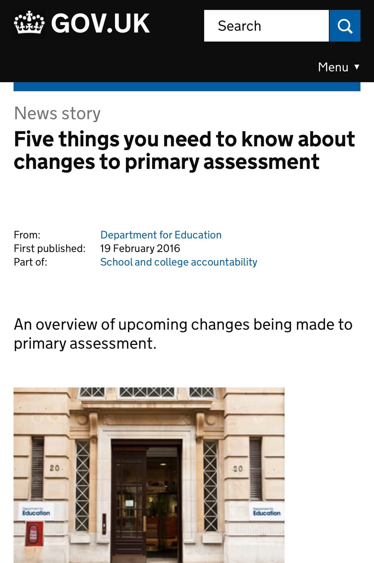 Primary Assessment