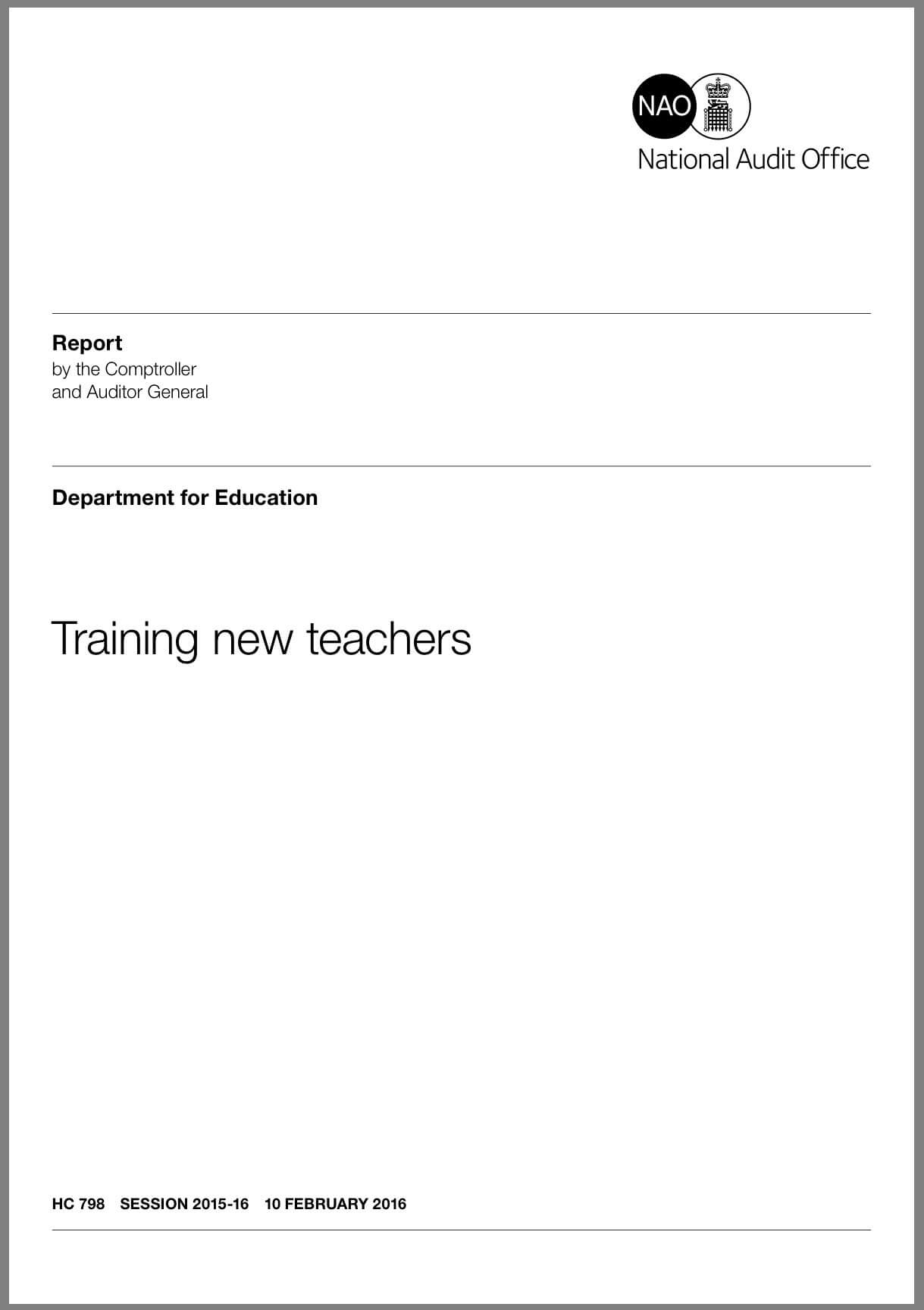 Training New Teachers